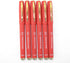 Fengtaiyuan R038P18x6 Red Gel Ink Rollerball Pens - Comfortable Non-Slip Grip, Red Ink, Ultra Fine, 0.38mm, Quick-Drying Ink, 6-Piece Box (R038P18...
