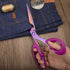 Sharp Sewing Scissors, Professional Heavy Duty Titanium Coating Forged Stainless Steel Multi-Purpose Shears for Fabric Leather, Dressmaking, Tailo...