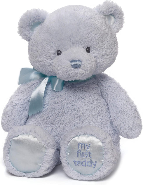 GUND Baby Baby's First Teddy Bear, Ultra Soft Animal Plush Toy for Babies and Newborns, Blue, 15”...