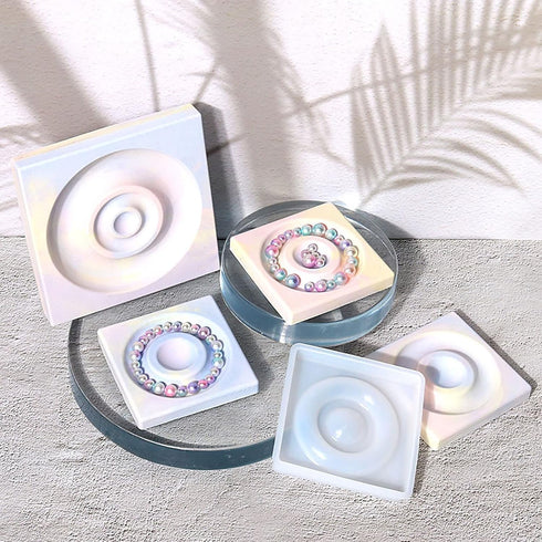 Jewelry Storage Box Resin Mold Silicone Molds for Epoxy Resin Square Shaped for Necklace Bracelet Ring Earrings Storage, Handmade DIY Making Decor...