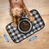 Dog Food Mats, Pet Bowl Mats, Super Absorbent and Dry, Prevents Spills, Non-Slip Design, Easy to Wash Machine Washable 14''x24'' (2 Pack)...