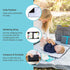 J.L. Childress Full Body Portable Changing Pad - Baby Diaper Changing Pad for Travel - Padded, Waterproof, Foldable - Extra-Large 19" x 30" - Blac...