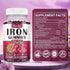 (2 Pack) Iron Gummies Supplement for Women & Men, Iron Supplements for Anemia with Vitamin C, B12, Folate-Blood Builder & Energy Support for Iron ...