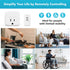HBN Remote Control Outlet with 100FT RF Signal, Wireless On Off Switch Plug for Household Appliances, Battery Included, 15A/1875W(1 Outlet + 1Remo...