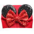 J&J Boutiques Mouse Ears Headband/Headwrap - Toddler, Baby, Kids - Party supplies - Red...