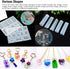 BRAVECOW 229Pcs DIY Jewelry Resin Casting Molds Silicone Epoxy Spoon Kit Craft Necklace Jewelry Pendant Making for Resin Crafts Beginners...