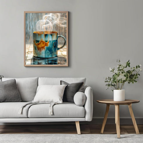 Posterizer 1 pcs-abstract colorful poster-warm beverage-coffee mug -3-Kitchen & Bar Art-Abstract & Modern Art- Art for Cafe, Restaurant, Coffee Ba...