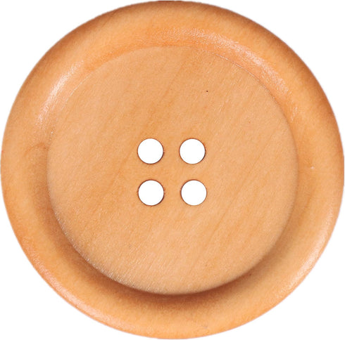 YAKA 30pcs Round Wood Buttons 4 Holes,Craft Buttons for Sewing Clothing, Large Size 2 inch Sewing Buttons for Crafts...