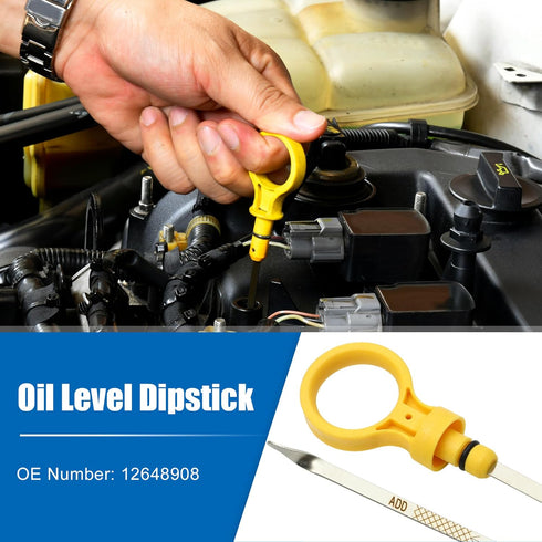 uxcell 1 Pcs Engine Oil Dipstick Engine Oil Fluid Level Dipstick for Chevrolet Camaro Z28 Z28 SS 5.7L V8 Gas 1998-2002 No.12551581...