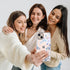 Compatible with iPhone 15 Case with Screen Protector, Flower Pattern Design, Floral Clear Women Phone Case Shockproof Protective Soft Bumper Cover...