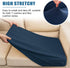 Water Resistant Sofa Cushion Slipcovers, RV Seat Cushion Covers High Stretch Furniture Protector, Washable Covering Coats for Camper (Chair Cushio...