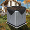 gulrear Air Conditioner Covers for Outside Units Top Square Ac Covers Outdoors Seal Black Central Air Conditioner Cover Universal Heavy Duty AC De...