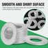 1/2" Stainless Steel Flat Washers - 1" Outside Diameter, 304?18-8?Stainless Steel Washers Metal Washers for Screws Bolts, Pack of 50...