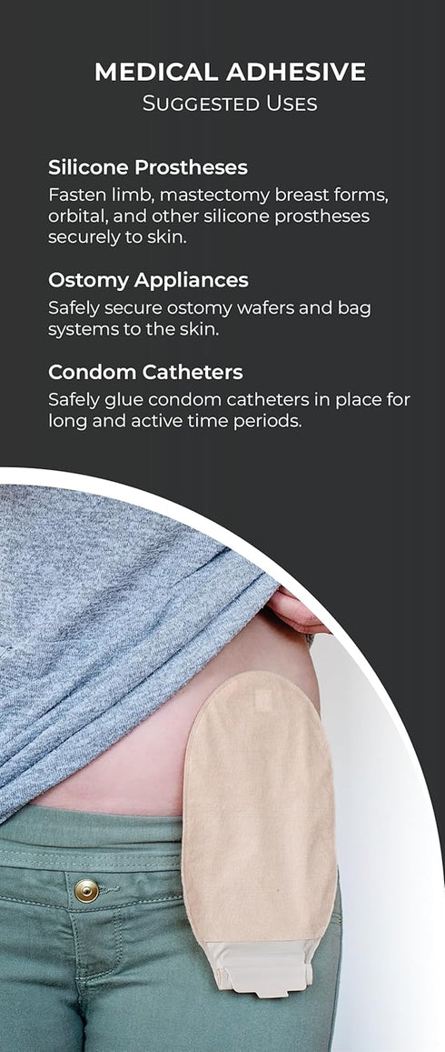 Prosthetic Medical Adhesive | Ostomy, Mastectomy, SFX (1oz)...