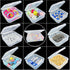 Bead Organizer Box, 30Pcs Small Clear Plastic Bead Storage Containers, 1 Craft Storage Box with Hinged Lid, 42 Labels, Mini Box for Jewelry Making...