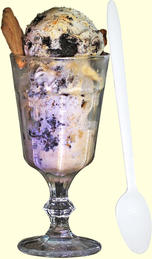 8" Long Soda/Sundae Spoons (White, 100)...