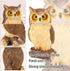 Owl Garden Decor for Outdoor Yard Resin Vividly Figurine Owl Sculpture for Home 7.3 x 3.9X 3.2 inches...