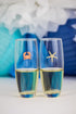 Beach Wine Charms Magnetic Glass Markers Set of 6 Tropical Summer Charms...