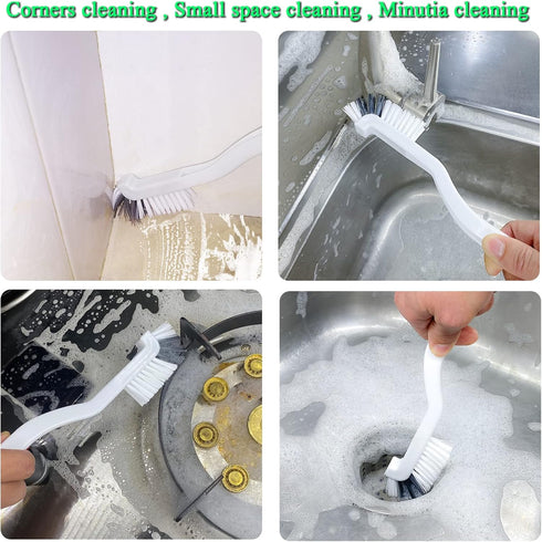 Cleaning Brushes Dish Brush Kitchen Washing Brush Set Shoe Brush Scrub Brush Home Household Cleaner Kit Floor Stiff Bristles with Adhesive Hooks P...