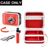 Kid Toy Camera Case for VTech Kidizoom Creator Cam Video Camera, Hard Travel Carrying Storage with Accessories Pocket - Red...