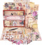Funto Scrapbooking Kit (202 PCS), Vintage Collection-Rose Angel, Ideal Gift Box Packaging, Perfect for Bullet Scrapbooking Materials, Planner DIY ...