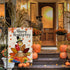 Happy Thanksgiving Garden Flags 12.5 x 18 Inch, Be Thankful Thanksgiving Flag Double Sided Decorative Turkey Fall Garden Flag for Thanksgiving Day...