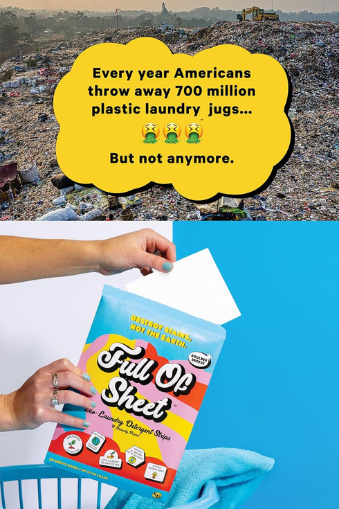 Shinesty Full of Sheet Eco-Laundry Detergent Strips | Hypoallergenic & Plastic Free Laundry Strips (30 Sheets) Boulder Breeze...