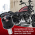 Stainless Knurled Fender Seat Bolt Screw 1/4"-20 Thread Compatible with 1996-2023 Harley Sportster Dyna Softail Touring CVO- American Skeleton...