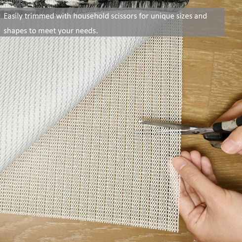 Non Slip Rug Pad Gripper Pads for Any Hard Surface Floors, Non-Slip Rug Pad for Area Rugs and Runner Rugs Under Carpet Anti Skid Mat Keep Your Rug...
