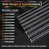 ARRIS 8.0MM Diameter Carbon Fiber Rod 200mm for RC Airplane DIY Craft 1mm 1.5mm 2mm 2.5mm 3mm 4mm 5mm 6mm 7mm 8mm 9mm 10mm Matte Pole 7.87inch 5PC...