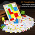 16 Wooden Tiles Matching Board Game, Easy Puzzle Memory Game for Seniors, Large Cognitive Crafts Gifts for Elderly Women, Dementia Activities for ...