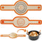 Silicone Bread Sling Oval and Round - Non-Stick & Easy Clean Reusable Oval Silicone Baking Mat for dutch oven. With Long Handles Sourdough Bread B...