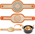 Silicone Bread Sling Oval and Round - Non-Stick & Easy Clean Reusable Oval Silicone Baking Mat for dutch oven. With Long Handles Sourdough Bread B...