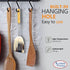 Alpine Cuisine Spatula with Wood Handle 10-Inches - Chrome Heat Resistant Kitchen Spatulas - Barbecue Spatulas Turner for Cooking - Dishwasher Saf...