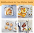 TeamFar Toaster Oven Tray and Rack Set, 9.3’’ x 7’’ x 1’’, Stainless Steel Toaster Oven Pan Broiler Pan, Non Toxic & Healthy, Easy Clean & Dishwas...