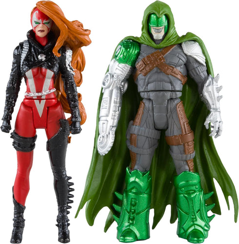 McFarlane Toys - Spawn Page Punchers 2pk She Spawn and Curse 3in Action Figures with Comic...