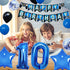 Vlipoeasn Video Game 10th Birthday Decorations for Boys Official Teenager Birthday Decorations 10th Birthday Video Game Party Supplies Blue Gamer ...