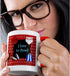 3dRose I Love Bowling Pins Ball Shoes and Bag Red Blue and White Two Tone Mug, 11oz, Multicolored...