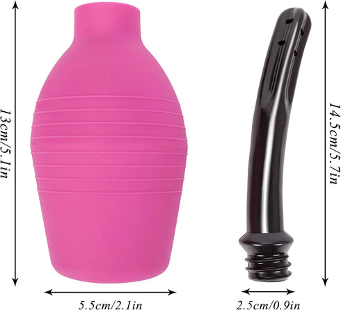 Enema Bulb for Men or Women - Douche Cleaner - 310 ml Capacity (Purple Color)...