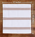 Sticky Toffee Cotton Dishcloths Set of 8 – Brown and White Dish Towels 12x12 in, Reusable and Absorbent Tea Towels for Cleaning or Drying, Oeko-Te...