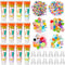 Lineshading 12 Set DIY Phone Case Kit Whipped Cream Glue Kit Include 12 Pcs Simulation Cream Glue 15ml with Nozzle 2 Pack Candy Theme Decorations ...