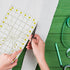 Quilting Ruler 6.5" x 12" Acrylic Quilters Rulers Sewing Ruler for Easy Precision Cutting Fabric Paper, Fabric Cutting Ruler for Quilting, Sewing ...
