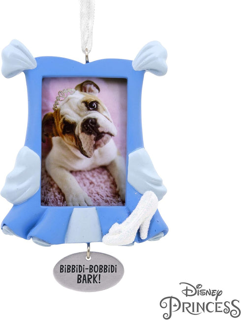 Hallmark Christmas Ornaments, Disney Cinderella Dog Picture Frame Ornament, Cinderella Dog Frame (2HCM5407)...