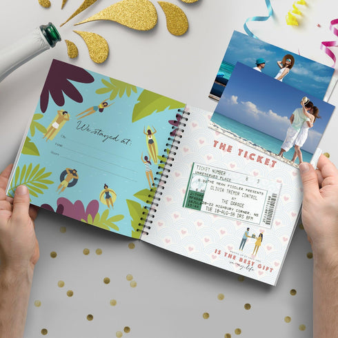 Honeymoon Travel Journal, Record-Book Trip Together, Save All Experiences On This Memory Album, A Just Married Present or Gift Like No Other. For ...