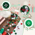 PAGOW 210Pcs Christmas Wooden Buttons, Buffalo Plaid Round Black Red White Green Buttons, 4 Holes Plaid Craft Buttons Bulk for Sewing DIY Decorati...