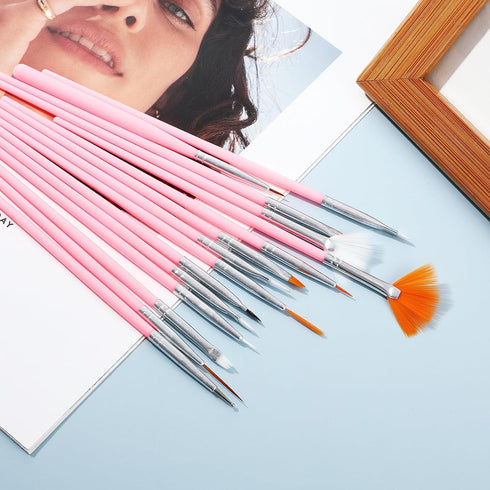15pcs Cake Painting Brushes, Cake Decorating Brushes Kit Food Safe Paint Brush Tools,Fondant Sugar Cookie Painting Brushes Supplies for Cookie Cak...