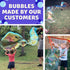 4 PACK PARTY BOX Giant Bubble Wands INCLUDING 2 Gallons of Huge Bubble Solution Mix Refill for Huge Bubble Maker Liquid Big BubblesPARTY Outdoor S...