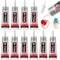 10 Pcs 25ml B7000 Glue Clear Adhesive Jewelry Bead B-7000 Glue for Jewelry Rhinestone DIY Cell Phone Repair Clothes Glass Metal Stone Beads Wooden...