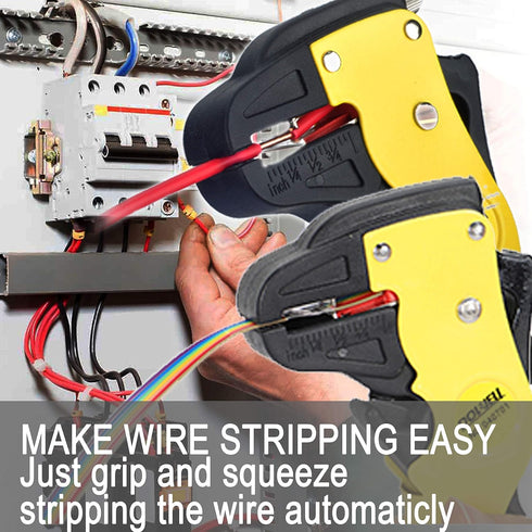 DOWELL Wire Stripping Tool Wire Stripper Cutter 14-24AWG for Flat Ribbon Cable Wire Electrical Automotive Repair HY040701N...