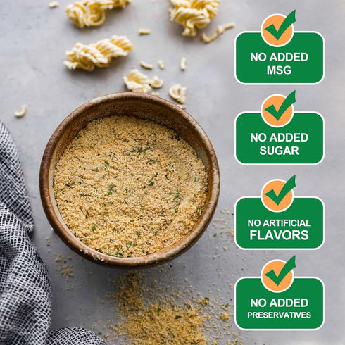 JAYUSS Ramen Seasoning Less Sodium Chicken Instant Ramen Seasoning Powder 10.58 Oz Gluten Free, Non-Gmo, No MSG Premium Instant Noodle Soup Powder...